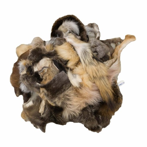 Fur scrap remnants mix - scrap,